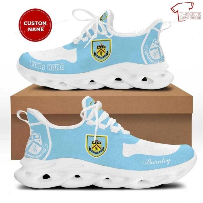 Personalize Burnley FC Blue Max Soul Sneakers Sport Shoes