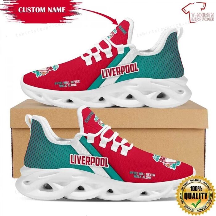 Personalize Liverpool FC Max Soul Sneakers Running Shoes