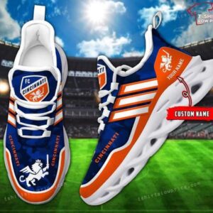 Personalize Mls FC Cincinnati Max Soul Sneakers Running Shoes