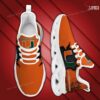 Personalize NCAA Miami Hurricanes Orange Scratch Max Soul Sneakers Sport Shoes