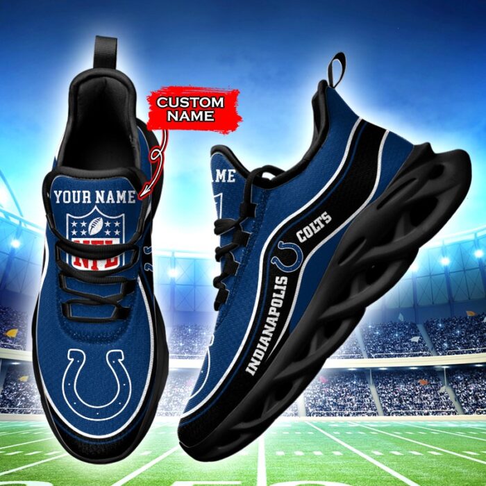 PersonalizeIndianapolis Colts Max Soul Shoes for Fan