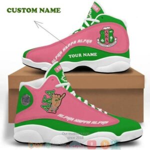 Personalized Alpha Kappa Alpha Hand Sign Air Jordan 13 Sneaker Shoes