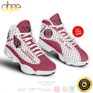 Personalized Arizona Cardinals NFL Custom Air Jordan 13 Shoes