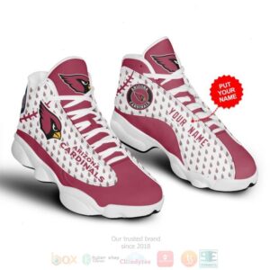 Personalized Arizona Cardinals Nfl Custom Air Jordan 13 Shoes