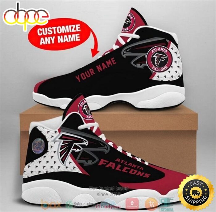 Personalized Atlanta Falcons Football NFL Air Jordan 13 Sneaker Shoes