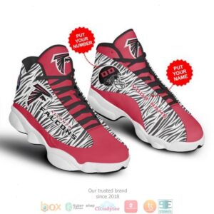 Personalized Atlanta Falcons Nfl Football Teams Big Logo Gift Air Jordan 13 Sneaker Shoes