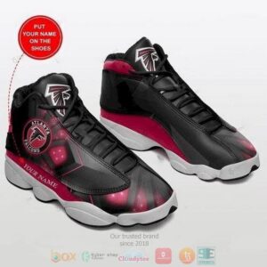 Personalized Atlanta Falcons Nfl Logo Custom Air Jordan 13 Shoes