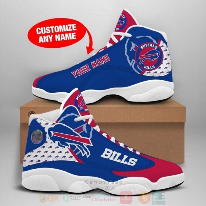 Personalized Buffalo Bills Nfl Team Custom Air Jordan 13 Shoes