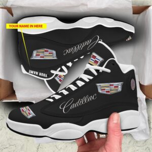 Personalized Cadillac Black Custom Air Jordan 13 Shoes