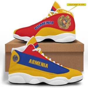 Personalized Coat Of Arms Of Armenia Custom Air Jordan 13 Shoes