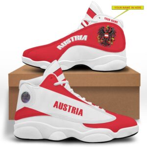 Personalized Coat Of Arms Of Austria Custom Air Jordan 13 Shoes