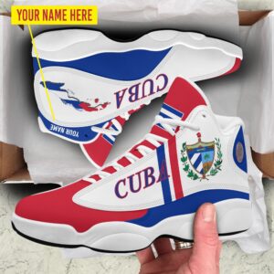 Personalized Coat Of Arms Of Cuba Map Custom Air Jordan 13 Shoes