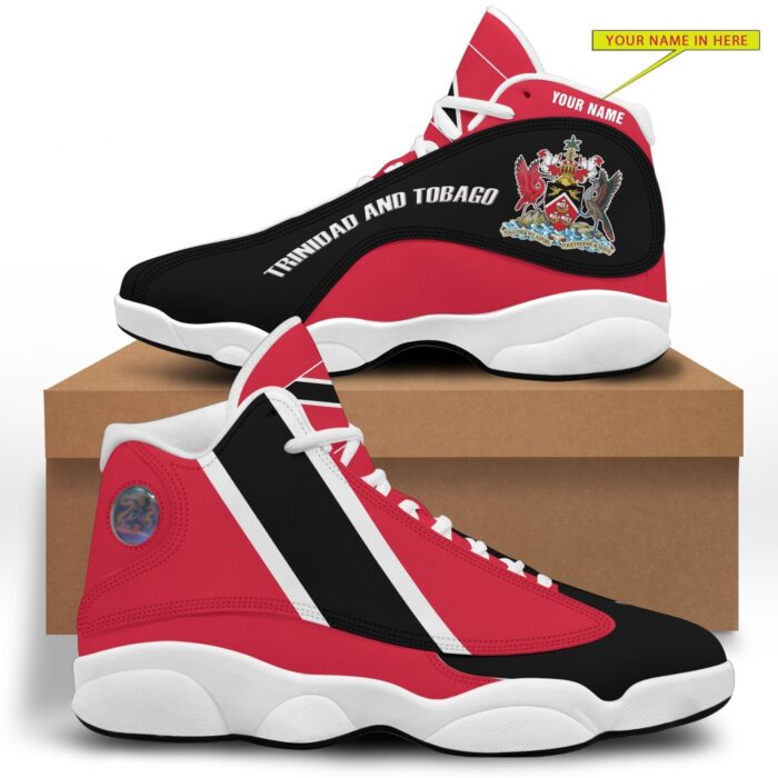 Personalized Coat Of Arms Of Dominican Custom Air Jordan 13 Shoes