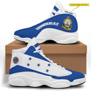 Personalized Coat Of Arms Of Honduras Flag Custom Air Jordan 13 Shoes