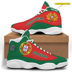 Personalized Coat Of Arms Of Portugal Custom Air Jordan 13 Shoes