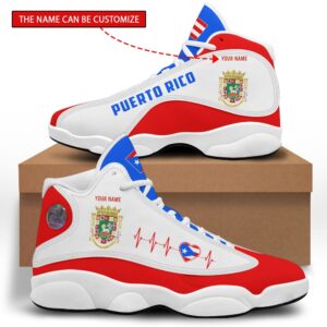 Personalized Coat Of Arms Of Puerto Rico Custom Air Jordan 13 Shoes