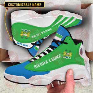 Personalized Coat Of Arms Of Sierra Leone Custom Air Jordan 13 Shoes