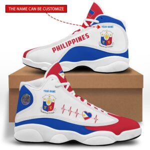 Personalized Coat Of Arms Of The Philippines Flag Custom Air Jordan 13 Shoes