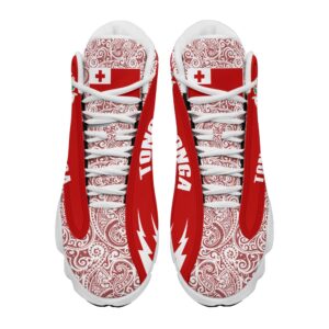 Personalized Coat Of Arms Of Tonga Custom Air Jordan 13 Shoes