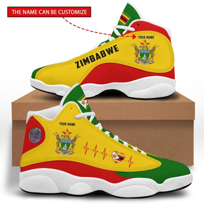 Personalized Coat Of Arms Of Zimbabwe Custom Air Jordan 13 Shoes