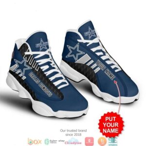 Personalized Dallas Cowboys Football Nfl Big Logo 29 Air Jordan 13 Sneaker Shoes