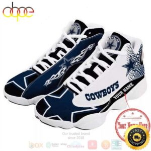 Personalized Dallas Cowboys NFL Team Custom Air Jordan 13 Shoes