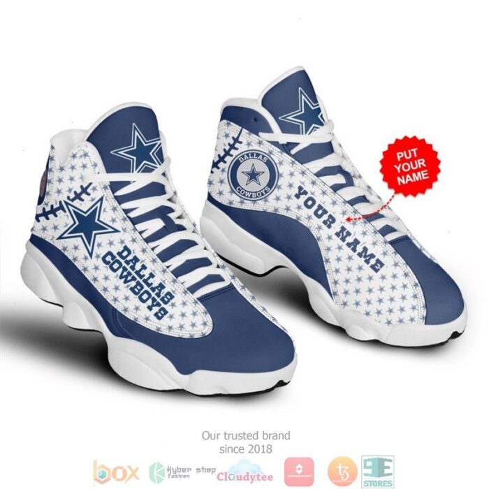 Personalized Dallas Cowboys Nfl 3 Football Air Jordan 13 Sneaker Shoes