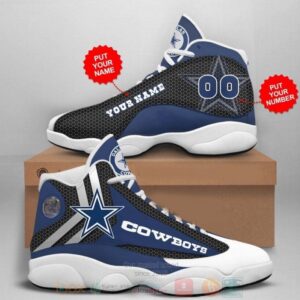 Personalized Dallas Cowboys Nfl Custom Air Jordan 13 Shoes