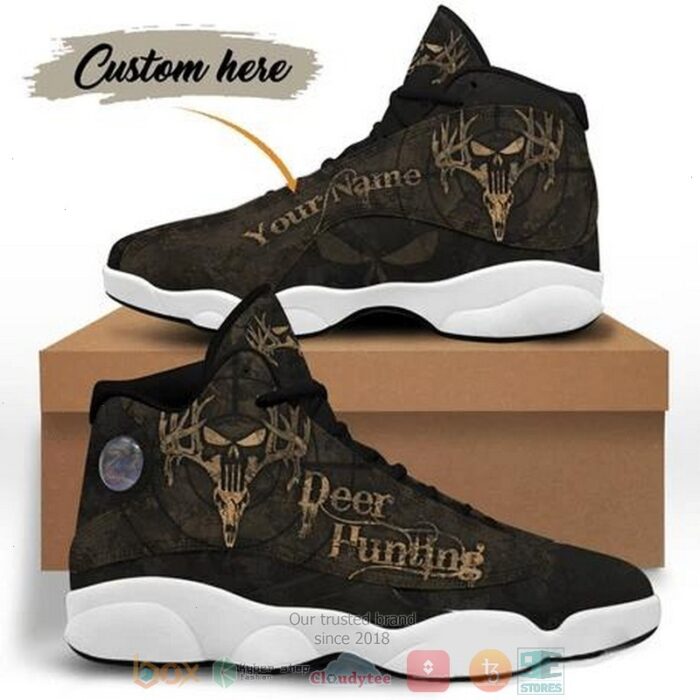 Personalized Deer Hunting Custom Air Jordan 13 Shoes