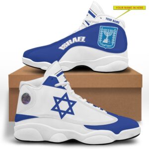 Personalized Emblem Of Israel Custom Air Jordan 13 Shoes