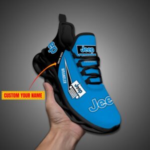 Personalized Jeep Max Soul Shoes Blue