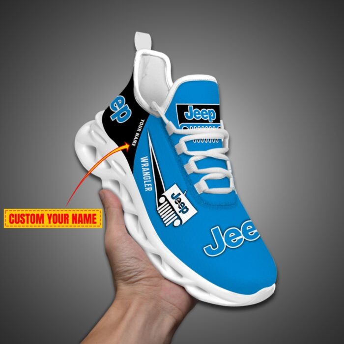 Personalized Jeep Max Soul Shoes Blue