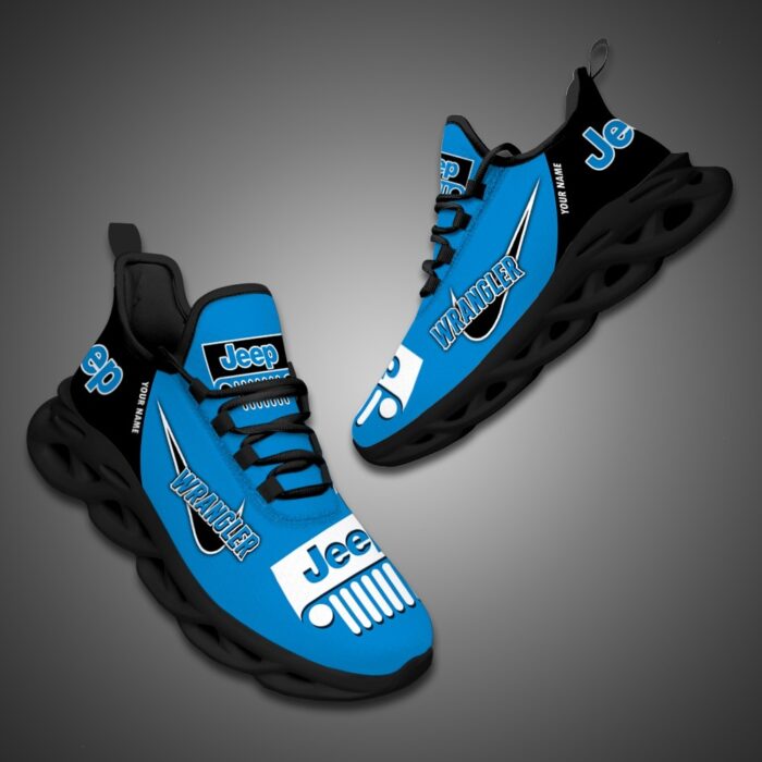 Personalized Jeep Max Soul Shoes Blue2