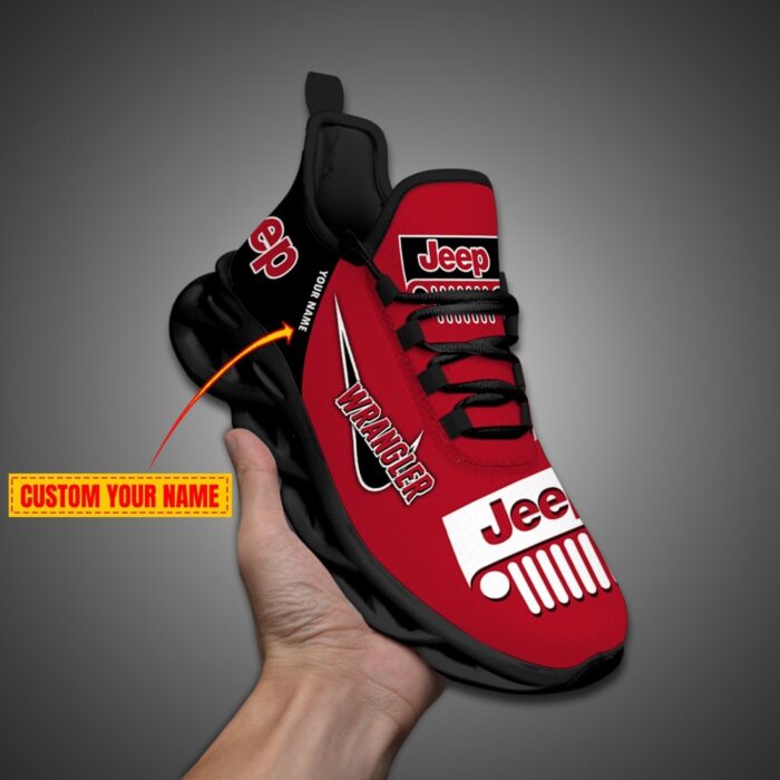 Personalized Jeep Max Soul Shoes Cherry Red2