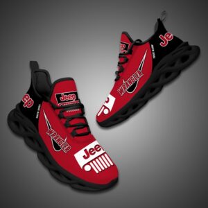 Personalized Jeep Max Soul Shoes Cherry Red2