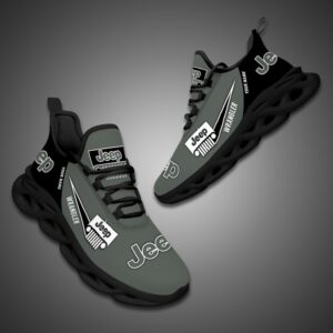 Personalized Jeep Max Soul Shoes Dark Grey