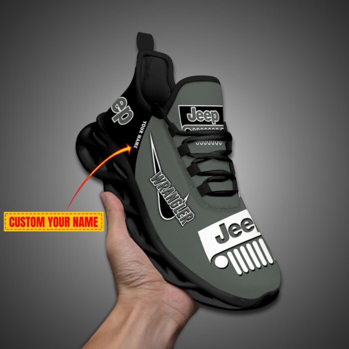 Personalized Jeep Max Soul Shoes Dark Grey2