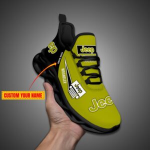 Personalized Jeep Max Soul Shoes Green