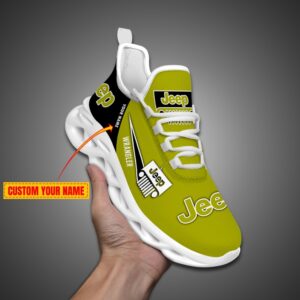 Personalized Jeep Max Soul Shoes Green