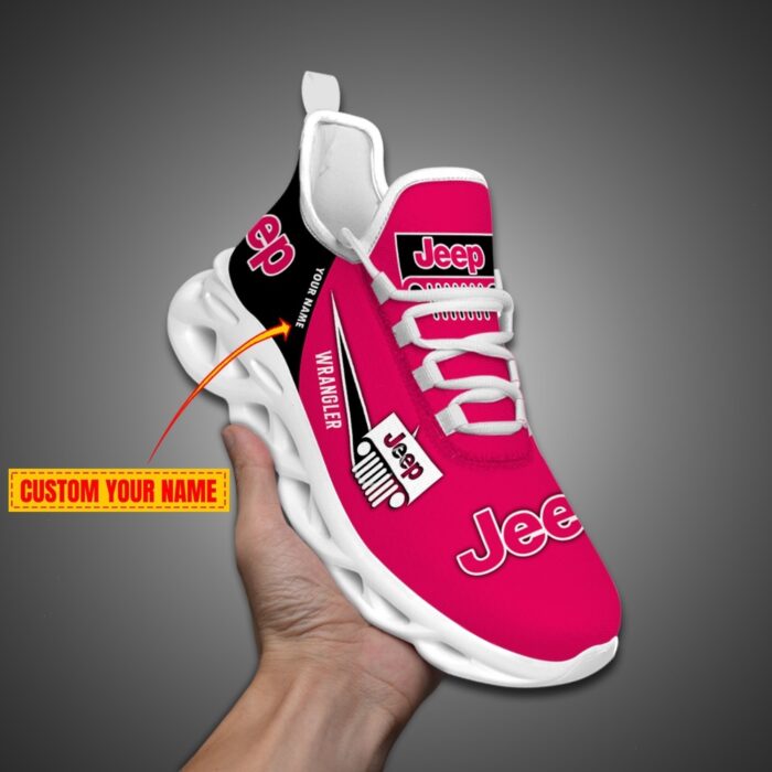 Personalized Jeep Max Soul Shoes Pink