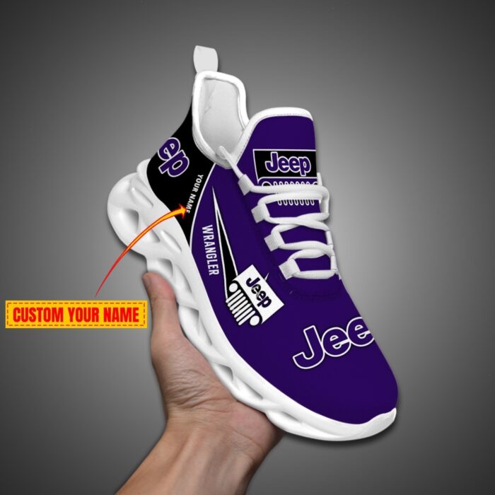 Personalized Jeep Max Soul Shoes Purple