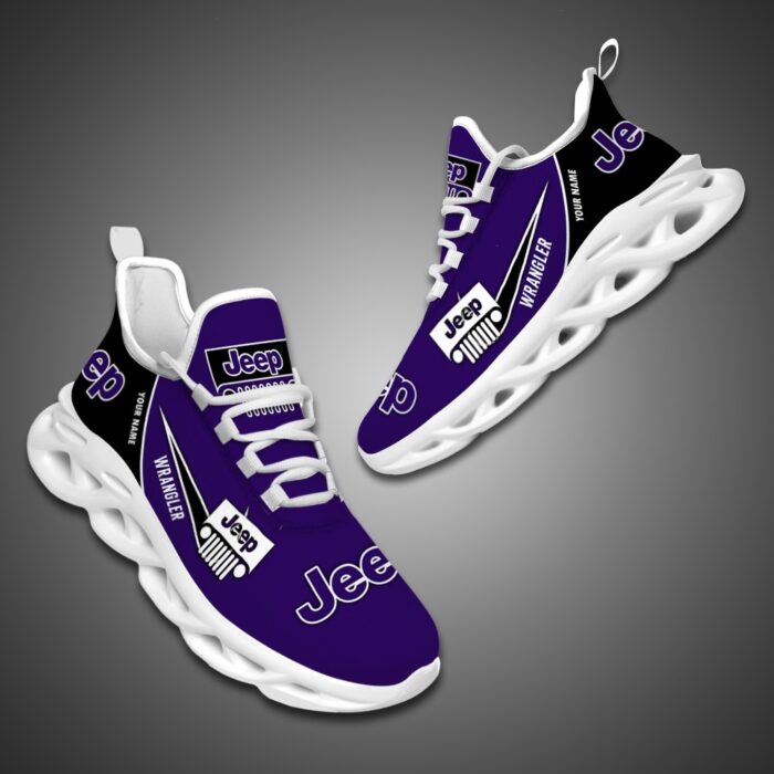 Personalized Jeep Max Soul Shoes Purple