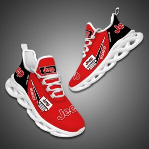 Personalized Jeep Max Soul Shoes Red