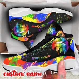 Personalized Lgbt Love Is Love Custom Air Jordan 13 Shoes