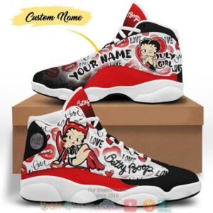 Personalized Love Betty Boop 3 Air Jordan 13 Sneaker Shoes