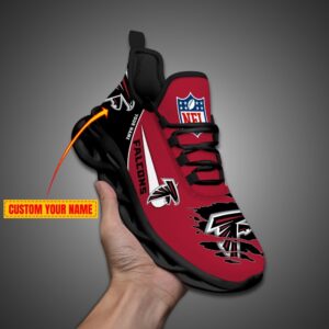 Personalized NFL Atlanta Falcons Max Soul Shoes for Fans