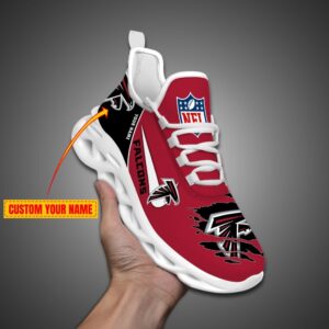 Personalized NFL Atlanta Falcons Max Soul Shoes for Fans