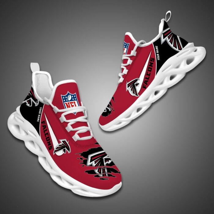 Personalized NFL Atlanta Falcons Max Soul Shoes for Fans