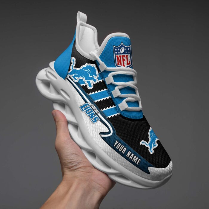 Personalized NFL Detroit Lions Max Soul Shoes