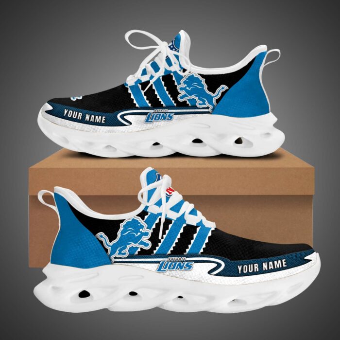 Personalized NFL Detroit Lions Max Soul Shoes